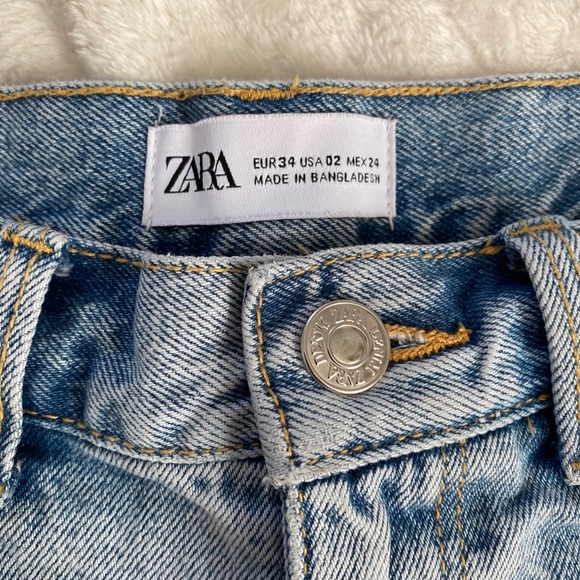 Zara denim distressed shorts - Picture 4 of 4